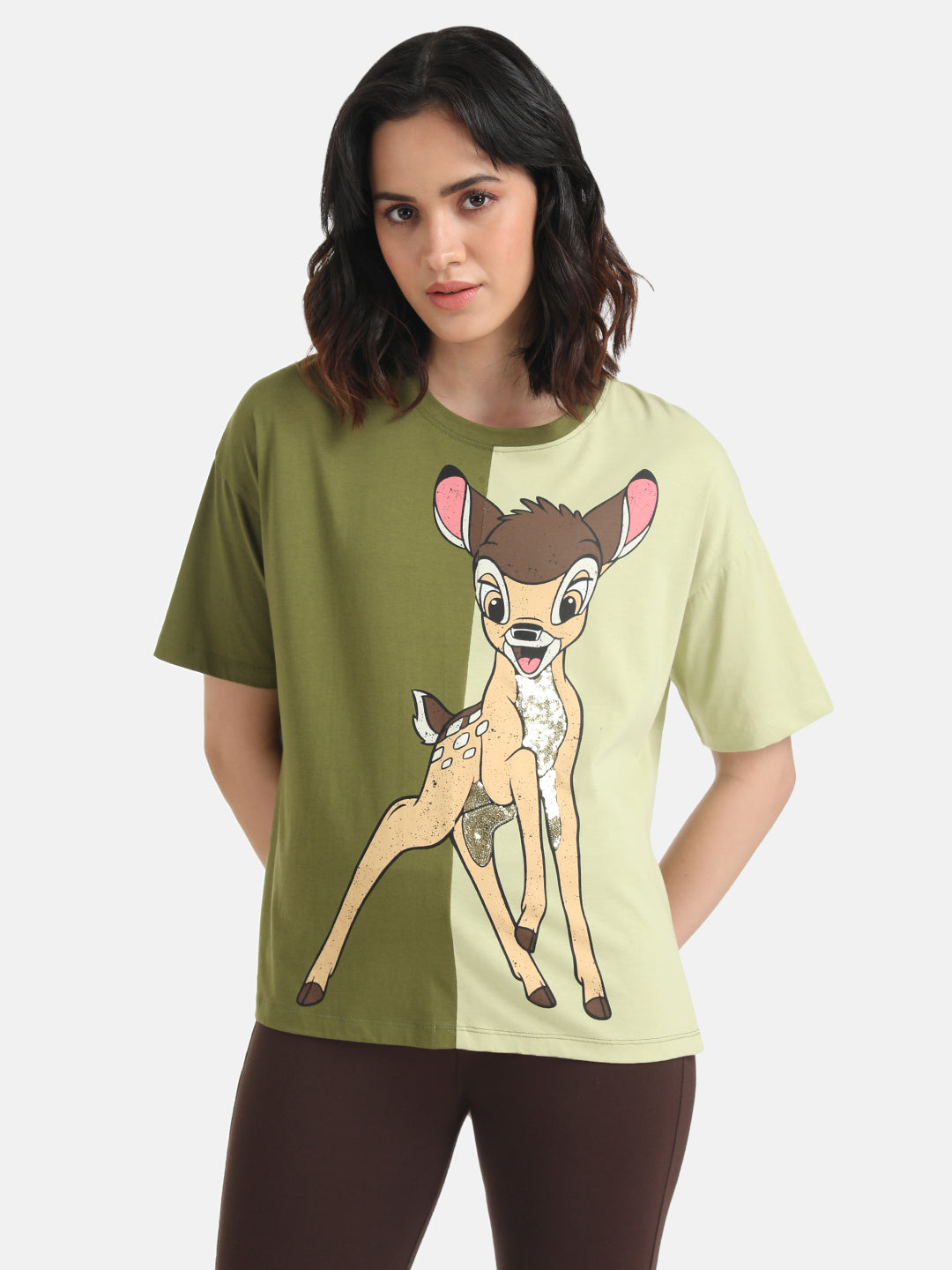 Bambi Â© Disney Printed T-Shirt With Sequin Work