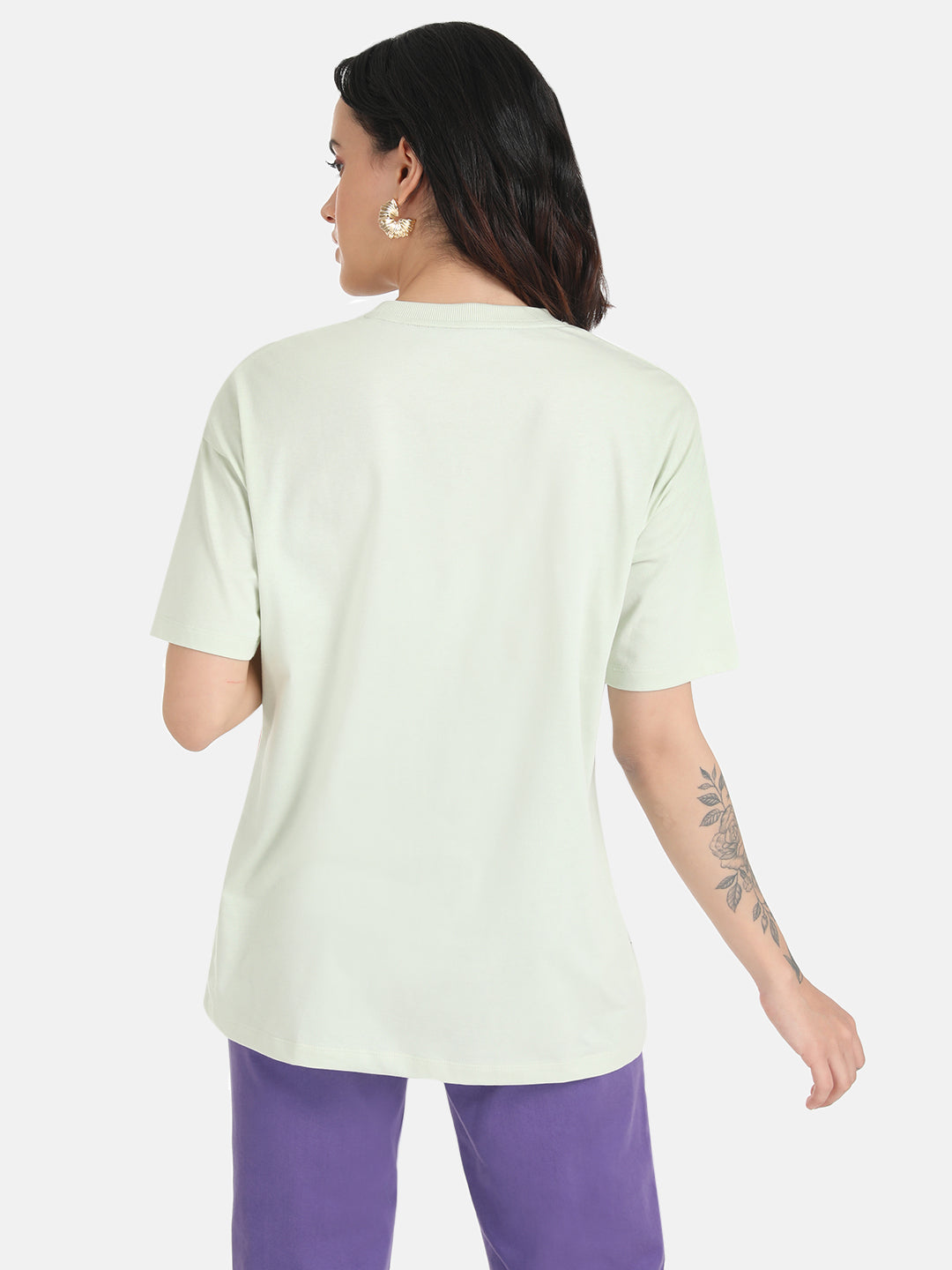 The Little Mermaid  Disney Printed Long T-Shirt With Sequin Work