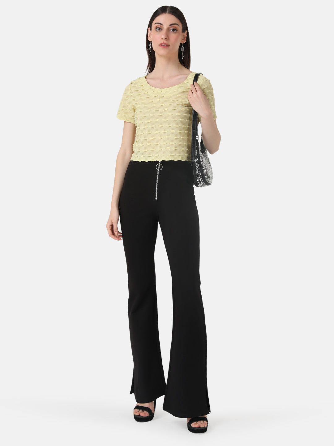 Scallop Boxy Fit Top