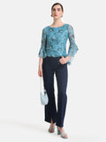 Printed Bell Sleeves Top