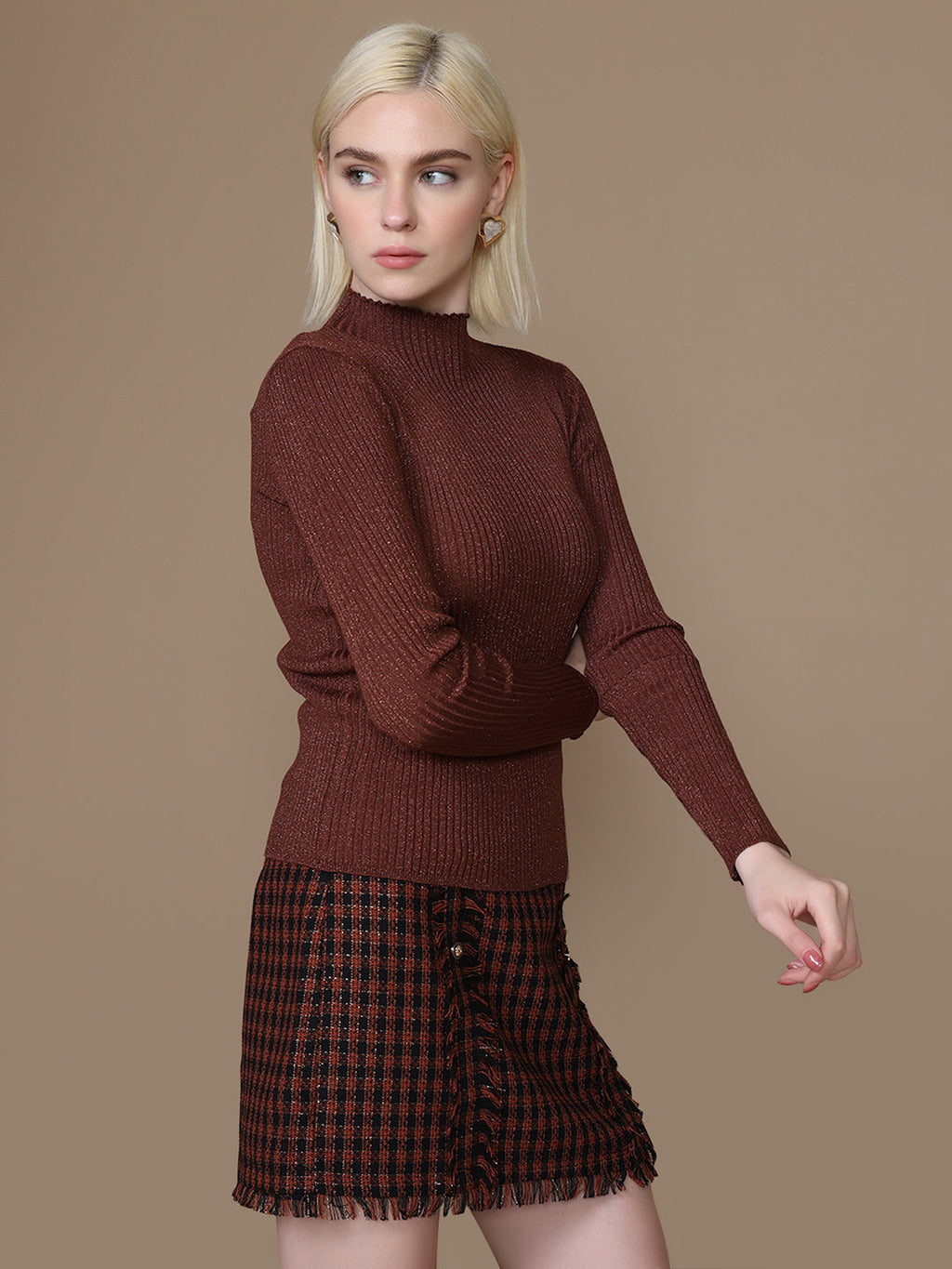 Lurex Yarn Pullover