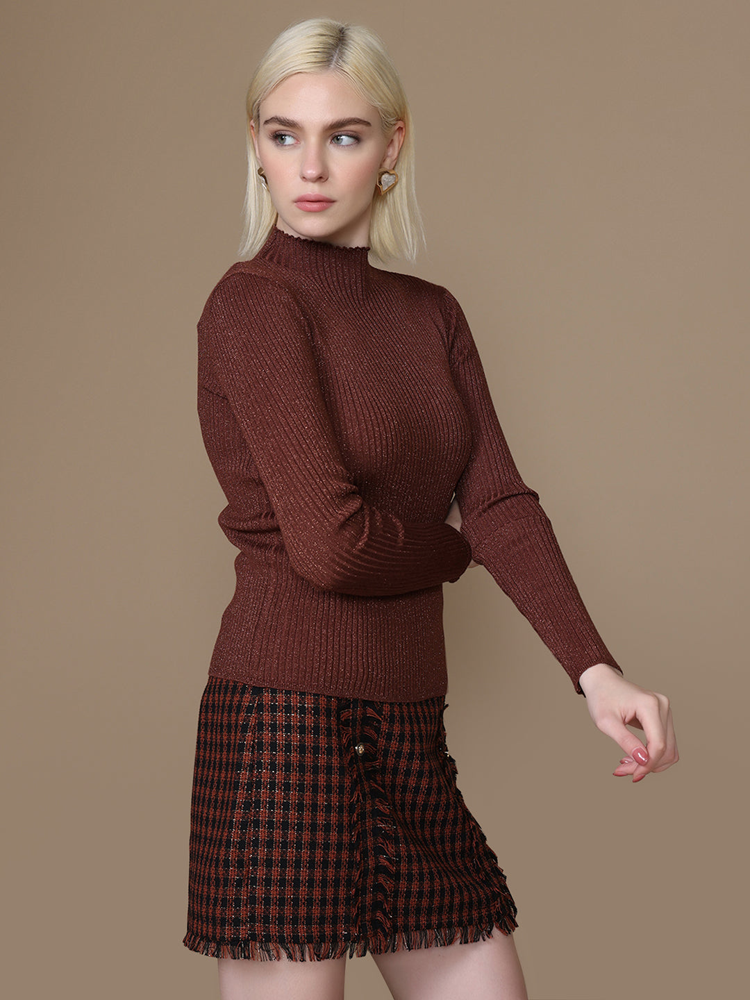 Lurex Yarn Pullover