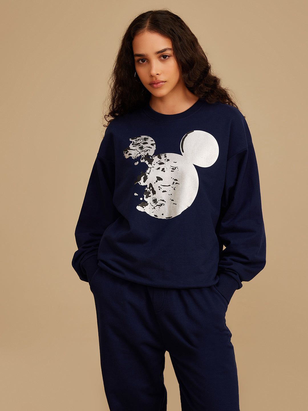 ©Disney Mickey Mouse Foil Print Sweatshirt