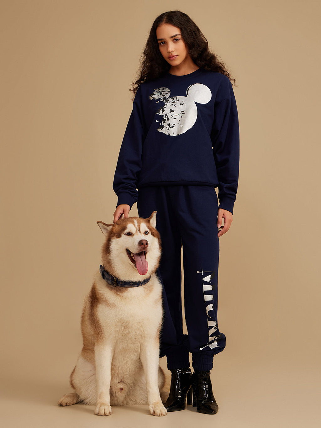 ©Disney Mickey Mouse Foil Print Sweatshirt