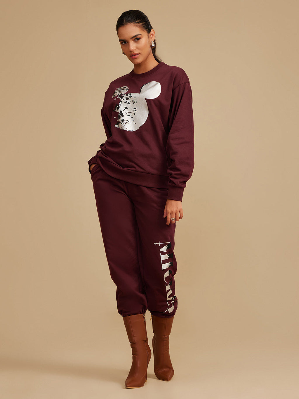 ©Disney Mickey Mouse Foil Print Sweatshirt