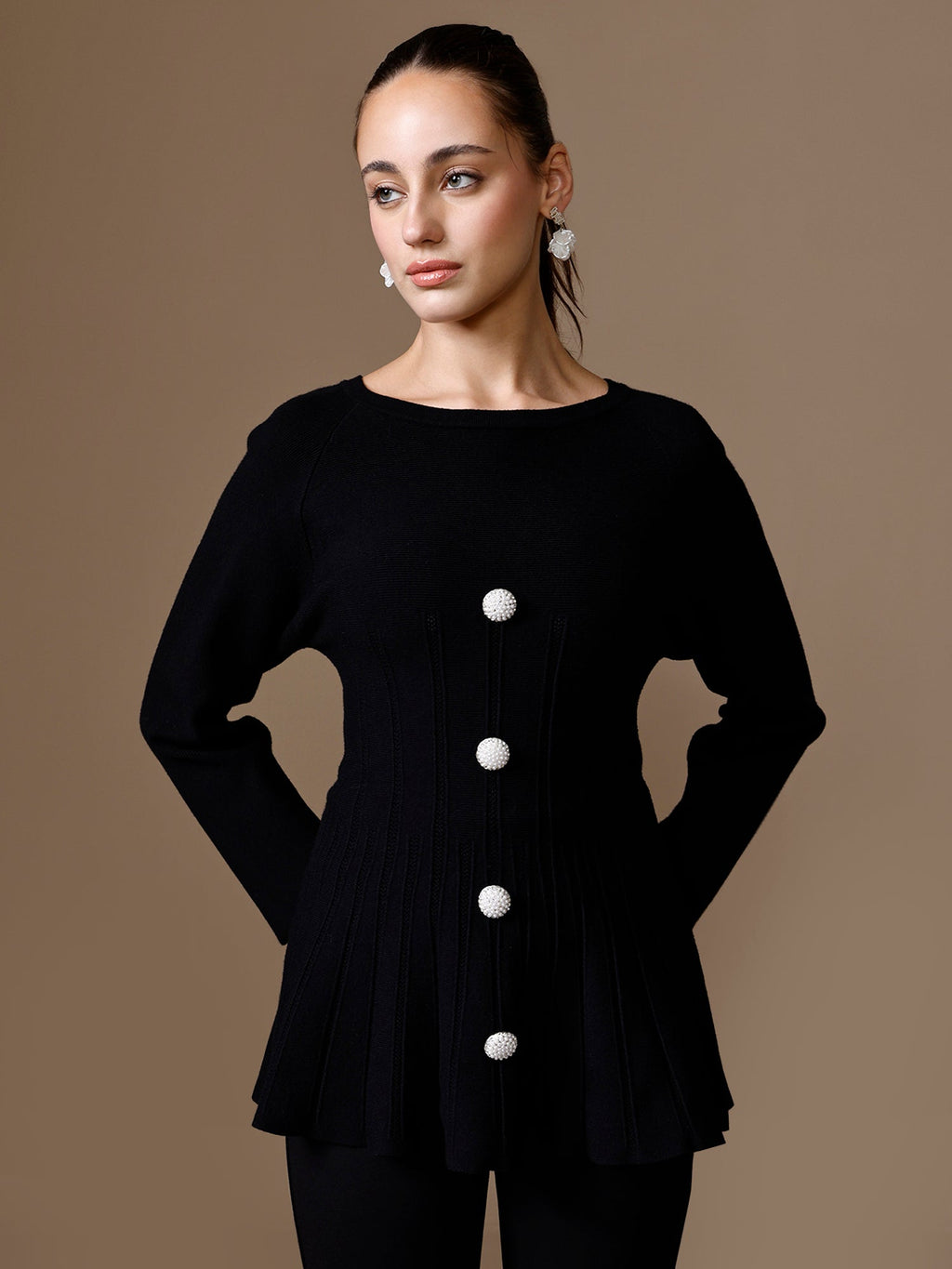Aero Peplum Winter Top