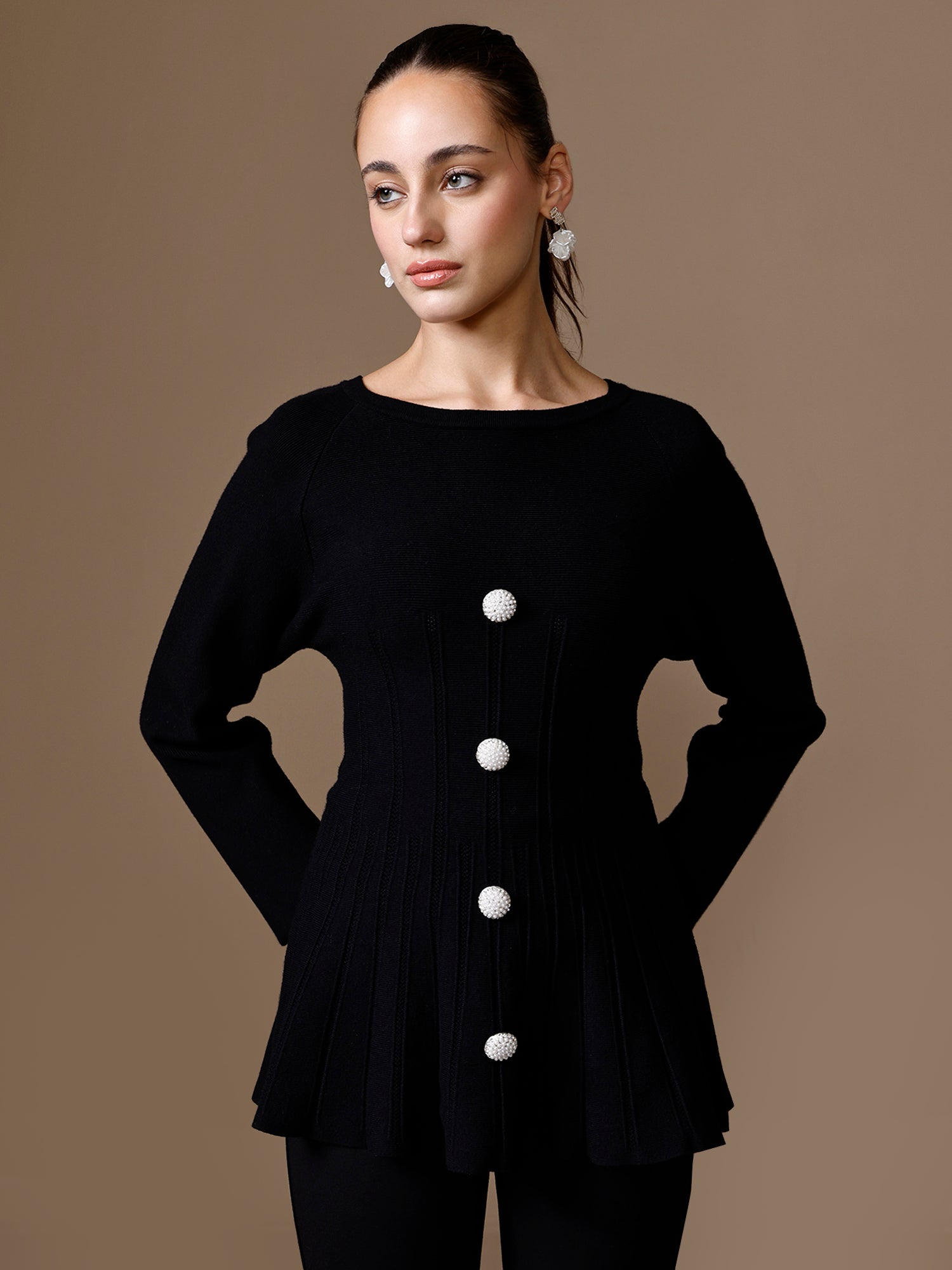Aero Peplum Winter Top