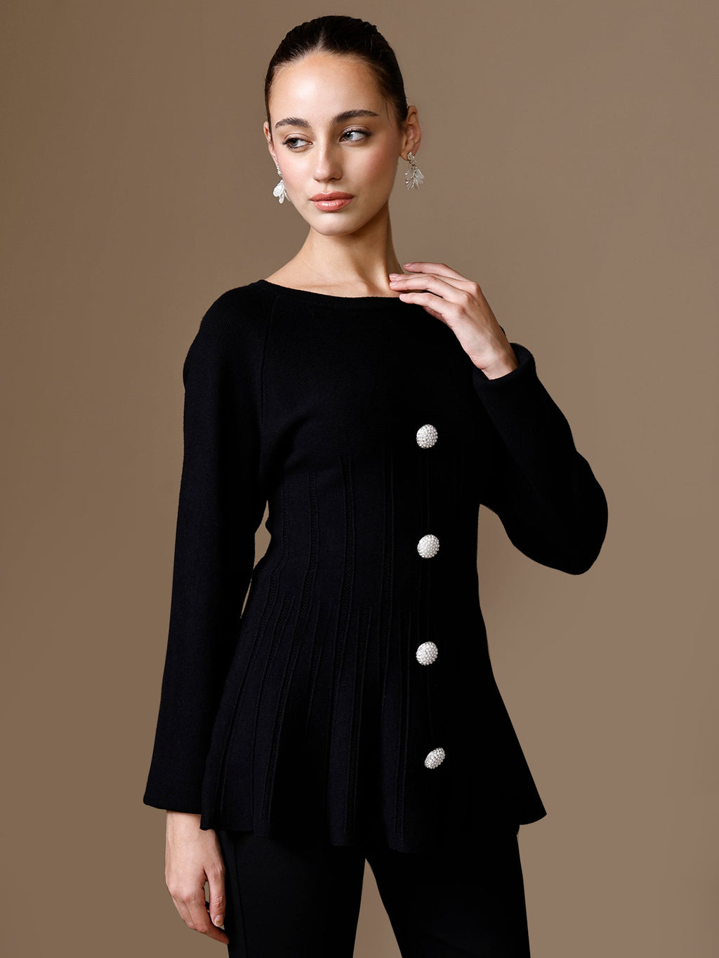 Aero Peplum Winter Top